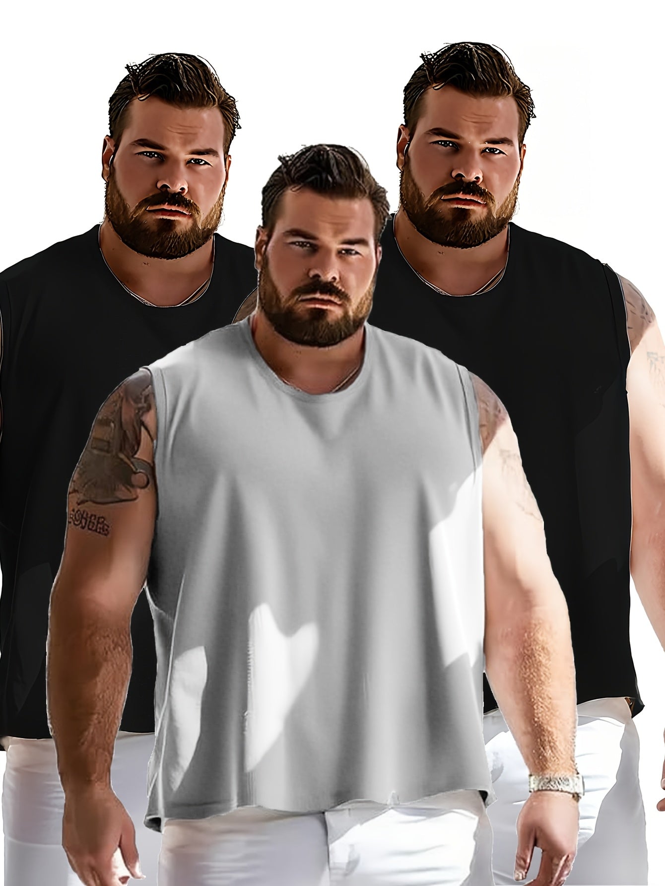 Débardeur Homme Grande Taille – Fitness Été