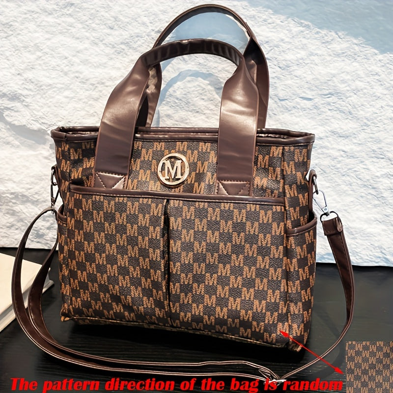 Sac à main femmes bandoulière logo M fermeture éclair detachable