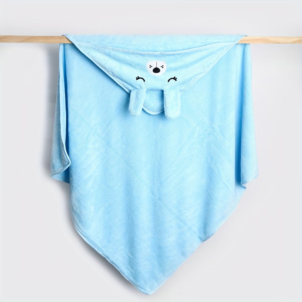 Baby Hooded Bath Towel & Bathrobe – Soft, Ultra-Absorbent Cartoon Towel for Newborns & Toddlers